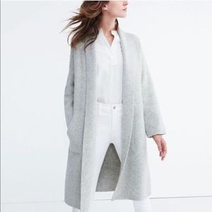 Grey madewell sweater coat!